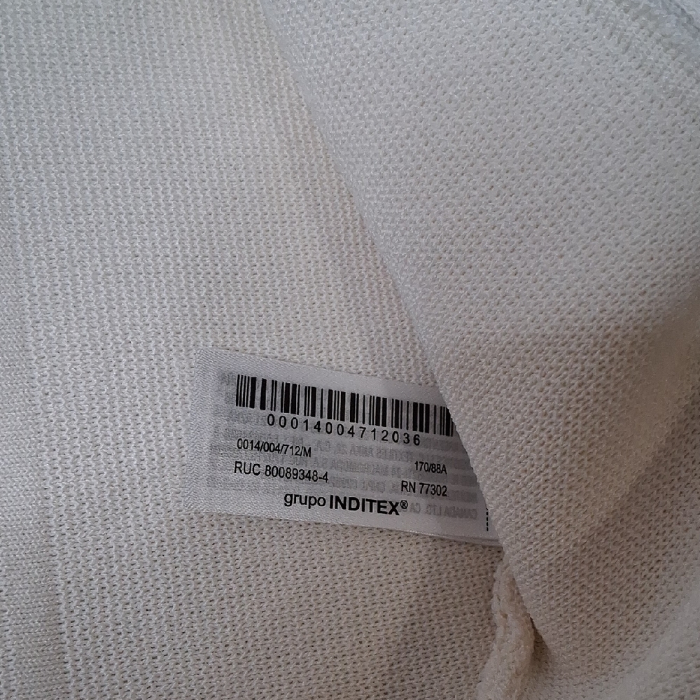 Zara Cream Bomber Jacket - Picture 4 of 5